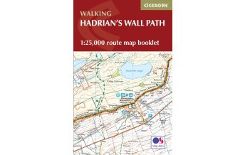 Hiking Maps England Cicerone Route Map Booklet – Walking Hadrian’s Wall Path 1:25.000 Cicerone