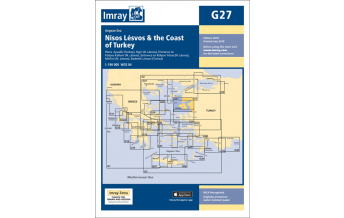 Nautical Charts Imray Seekarte G27 - Nísos Lésvos & the Coast of Turkey 1:190.000 Imray, Laurie, Norie & Wilson Ltd.