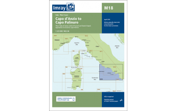 Nautical Charts Italy Imray Seekarte M18 - Capo d'Anzio to Capo Palinuro 1:325.000 Imray, Laurie, Norie & Wilson Ltd.