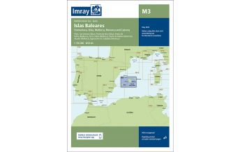 Nautical Charts Imray Seekarte M3, Islas Baleares/Balearen 1:350.000 Imray, Laurie, Norie & Wilson Ltd.