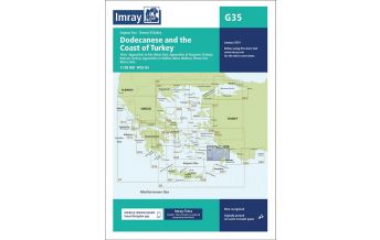Seekarten Türkei und Naher Osten Imray Seekarte Griechenland - G35 Dodecanese and the Coast of Turkey 1:190.000 Imray, Laurie, Norie & Wilson Ltd.