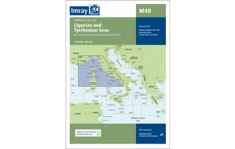 Nautical Charts Italy Imray Seekarte Italien/Frankreich M40 - Ligurian and Tyrrhenian Seas 1:950.000 Imray, Laurie, Norie & Wilson Ltd.