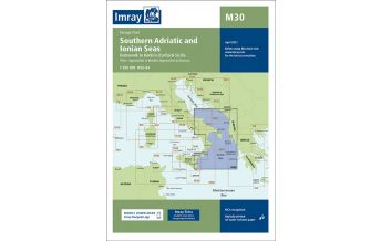 Nautical Charts Croatia and Adriatic Sea Imray Seekarte Adria - M30 Southern Adriatic and Ionian Seas 1:850.000 Imray, Laurie, Norie & Wilson Ltd.