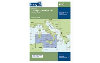 Nautical Charts Italy Imray Seekarte Italien M50 - Sardegna to Ionian Sea 1:1.000.000 Imray, Laurie, Norie & Wilson Ltd.