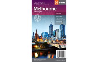 City Maps Hema Handy Map - Melbourne and Region 1:12.500 1:115.000 Hema Maps