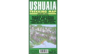 Wanderkarten Südamerika Zagier Urruty Trekking Map Argentinien - Ushuaia 1:50.000 Zagier y Urruty Publicaciones