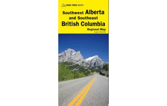 Road Maps North and Central America Southwest Alberta & Southeast British Columbia 1:500.000 Gem Trek Publishing