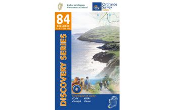 Wanderkarten Irland OSi Discovery Map 84, Cork, Kerry 1:50.000 Ordnance Survey UK