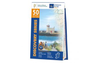 Wanderkarten Irland OSi Discovery Map 50 Irland - Dublin, Kildare, Meath, Wicklow 1:50.000 Ordnance Survey UK