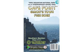 Hiking Maps South Africa Slingsby Hiking Map Südafrika - Cape Point, Simon's Town, Fish Hoek 1:20.000 Slingsby 