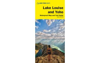 Hiking Maps Canada Gem Trek Trail Map and Guide 4, Lake Louise & Yoho 1:50.000 Gem Trek Publishing