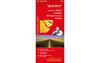 Straßenkarten Afrika Michelin Nordost-Afrika, Arabien Michelin