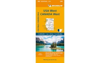 Road Maps North and Central America Michelin USA West, Kanada West Michelin