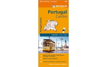 Straßenkarten Michelin Portugal Mitte Michelin