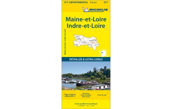 Road Maps France Michelin Straßenkarte Local 317 Frankreich, Westliches Loiretal - Anjou 1:150.000 Michelin