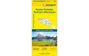 Straßenkarten Hautes-Pyrénées / Pyrénées-Atlantiques 1:150.000 Michelin