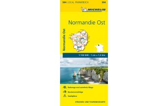 Road Maps France Michelin Straßenkarte Local 304 Frankreich, Normandie Ost 1:150.000 Michelin