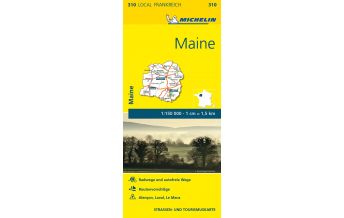Road Maps France Michelin Straßenkarte Local 310 Frankreich, Maine 1:150.000 Michelin