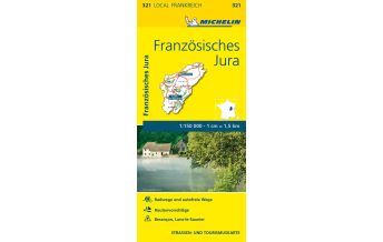 Straßenkarten Frankreich Michelin Straßenkarte Local 321 Frankreich, Französisches Jura 1:150.000 Michelin