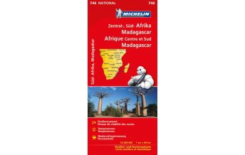 Road Maps Michelin Zentral- und Südafrika, Madagaskar Michelin
