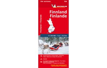 Straßenkarten Finnland Michelin Straßenkarte Finnland 1:1.250.000 Michelin