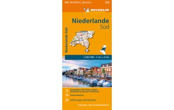 Straßenkarten Michelin Niederlande Süd Michelin