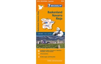Road Maps Michelin Baskenland, Navarra, Rioja Michelin