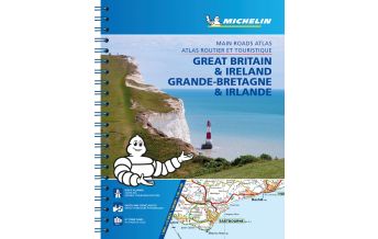 Reise- und Straßenatlanten Michelin Straßenatlas Großbritannien & Irland mit Spiralbindung Michelin