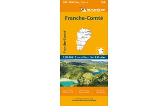 Straßenkarten Frankreich Michelin Franche-Comte Michelin