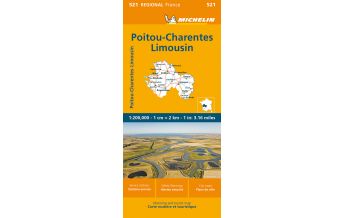 Road Maps France Michelin Poitou-Charentes Michelin