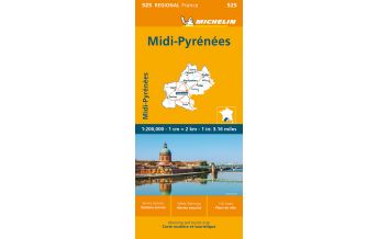 Road Maps France Michelin Midi-Pyrenees Michelin