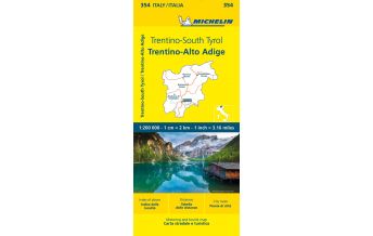 Road Maps Italy Michelin Trentino - Südtirol Michelin