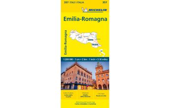 Straßenkarten Michelin Emilia Romagna Michelin