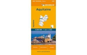 Straßenkarten Frankreich Michelin Aquitaine Michelin