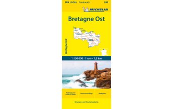 Straßenkarten Frankreich Michelin Bretagne Ost Michelin