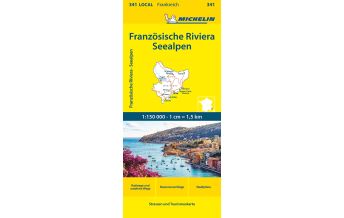 Straßenkarten Frankreich Michelin Französische Riviera - Seealpen Michelin