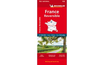 Road Maps France Michelin Frankreich doppelseitig Michelin