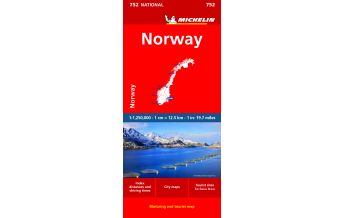 Straßenkarten Skandinavien Michelin Norwegen Michelin