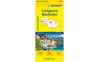 Road Maps Italy Michelin Kampanien, Basilikata Michelin