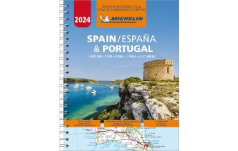 Reise- und Straßenatlanten Michelin Straßenatlas Spanien & Portugal mit Spiralbindung Michelin