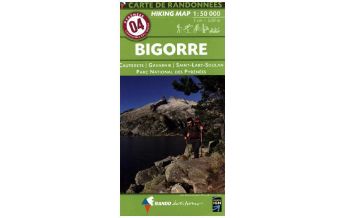 Wanderkarten Pyrenäen Carte de Randonnees 4 Pyrenäen - Bigorre - Parc National des Pyrenees 1:50.000 Rando Editions