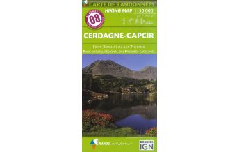 Wanderkarten Pyrenäen Carte de Randonnees 8 Pyrenäen - Cardagne-Capcir 1:50.000 Rando Editions