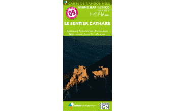 Wanderkarten Pyrenäen Carte de Randonnees 09 Pyrenäen - Le Sentier Cathare 1:55.000 Rando Editions
