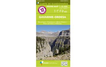 Wanderkarten Spanien Carte de Randonnée 12, Gavarnie-Ordesa 1:50.000 Rando Editions