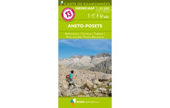 Hiking Maps Carte de Randonnees 13 Pyrenäen - Aneto-Posets 1:50.000 Rando Editions