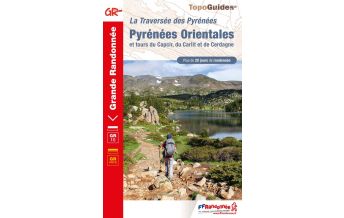 Long Distance Hiking FFRP Topo Guide 1092, La Traversée des Pyrénées Orientales - GR 10 FFRP