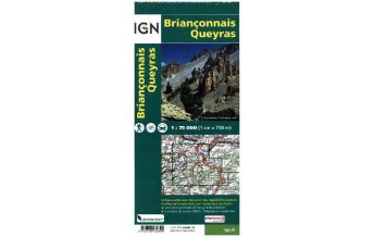 Hiking Maps France IGN WK 05 Top 75 Frankreich - Brianconnais, Queyras 1:75.000 IGN