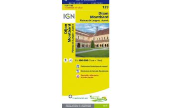 Road Maps France IGN-Karte 100-129, Dijon, Montbard 1:100.000 IGN