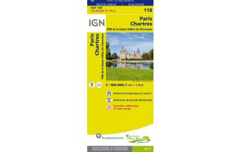 Wanderkarten IGN Carte 118 Top 100 Frankreich - Paris, Chartres 1:100.000 IGN