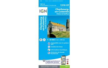 Wanderkarten Frankreich IGN Carte 1310 OT, Cherbourg-en-Cotentin 1:25.000 IGN